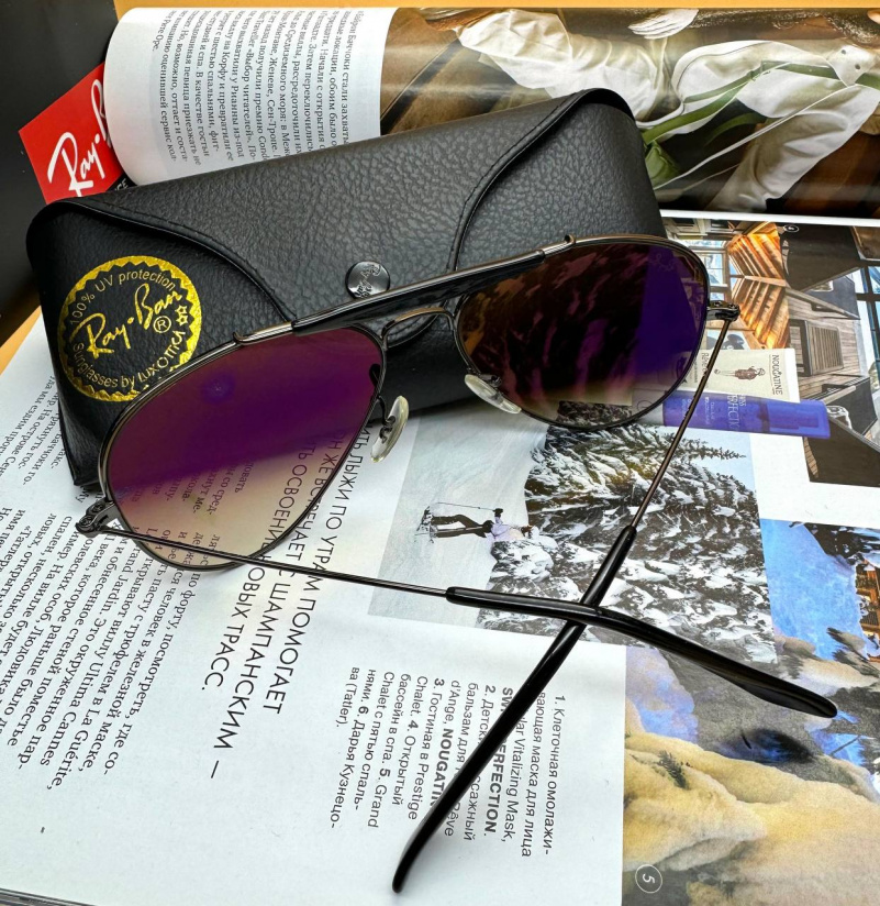 Ray Ban Солнцезащитные очки Aviator Large Metal
