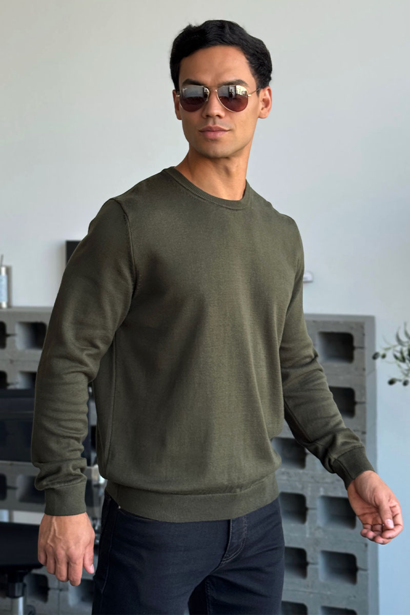 Emporio Armani EA7 Джемпер зелёного цвета 