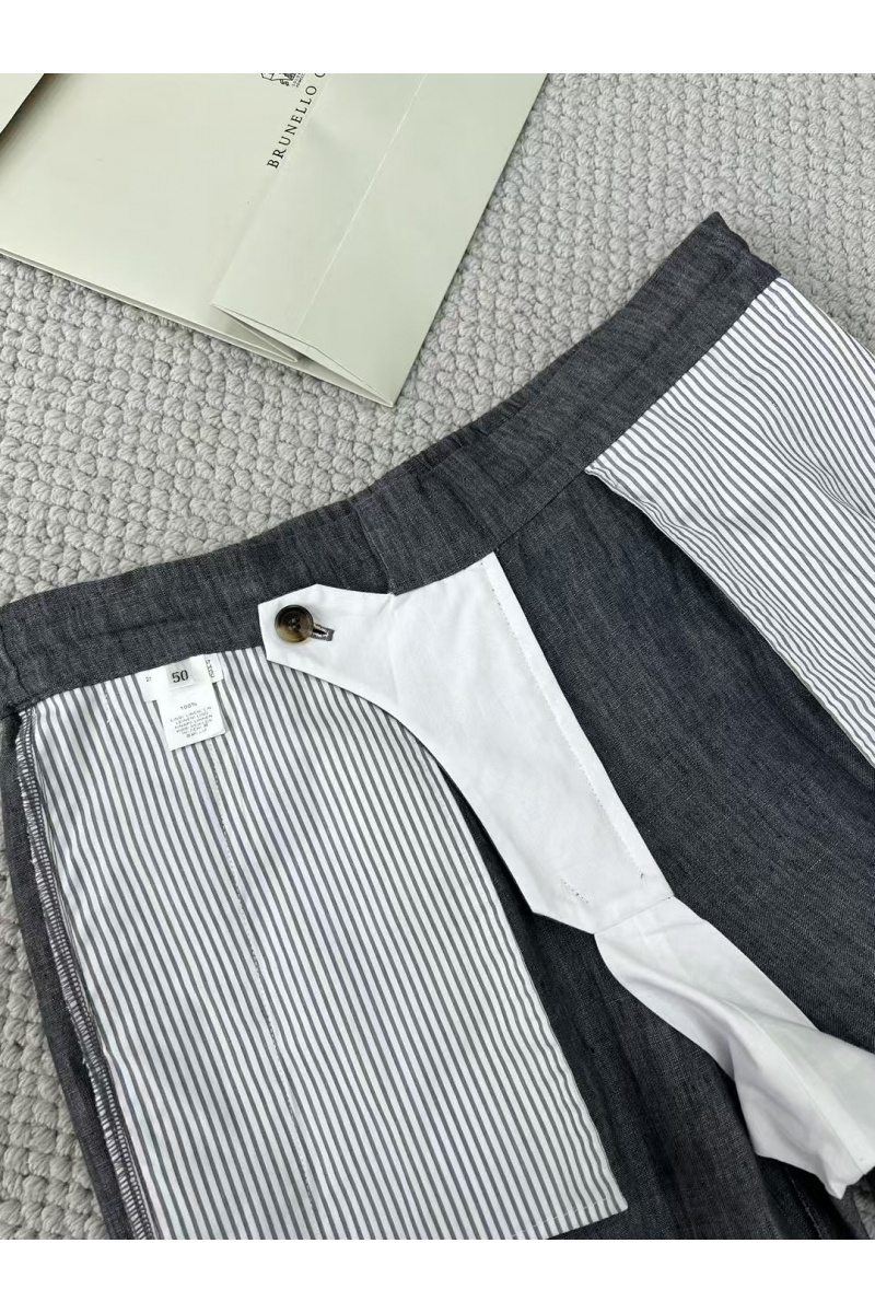 Designer Льняные брюки Premium - Grey