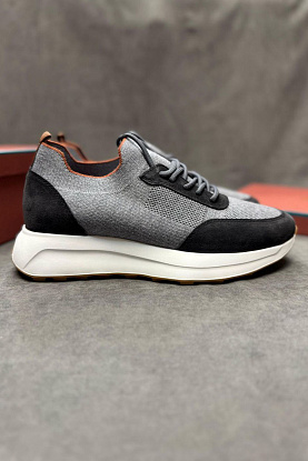 Мужские кроссовки knitted - Grey