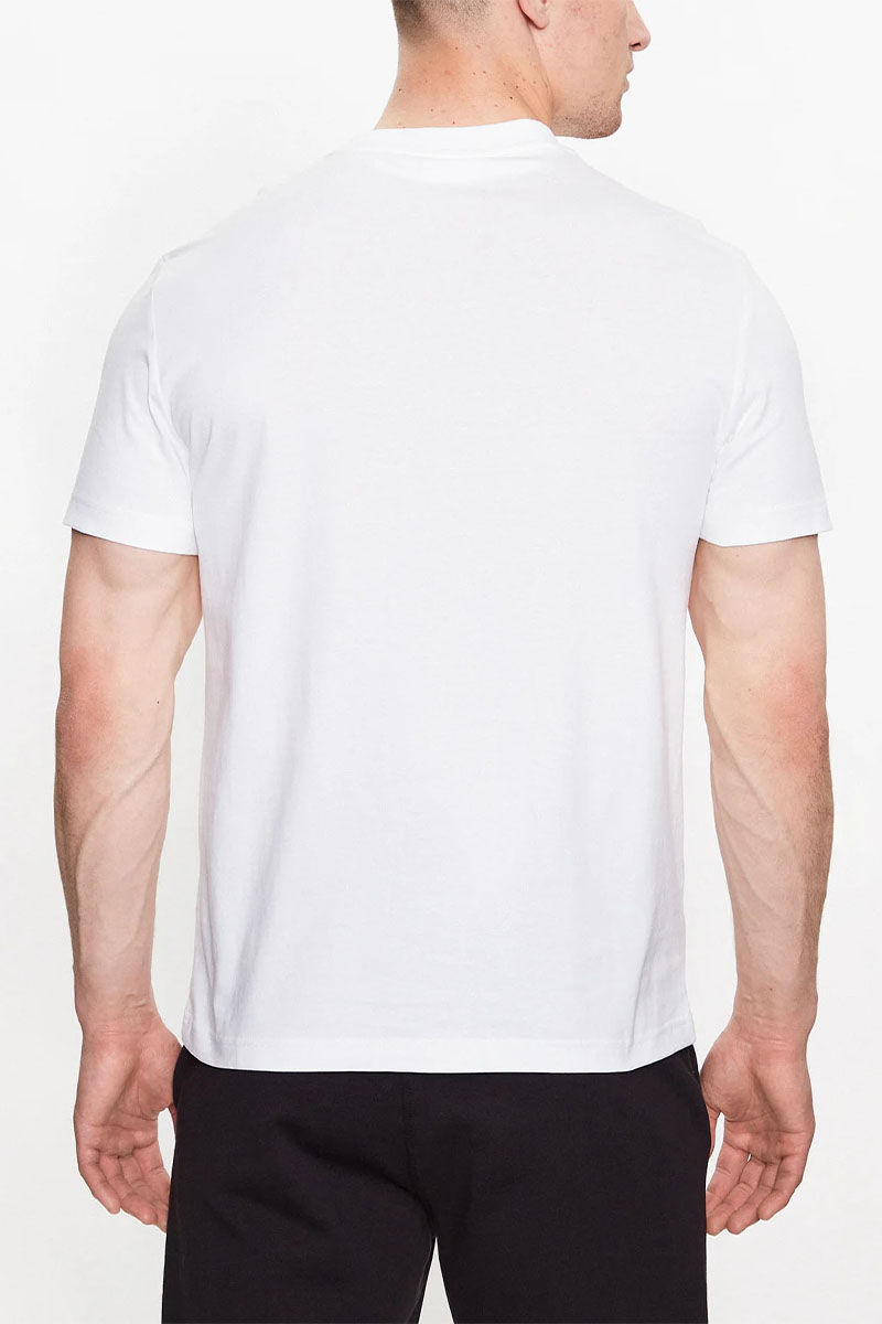 Calvin Klein Мужская белая футболка Gloss Stencil Logo 