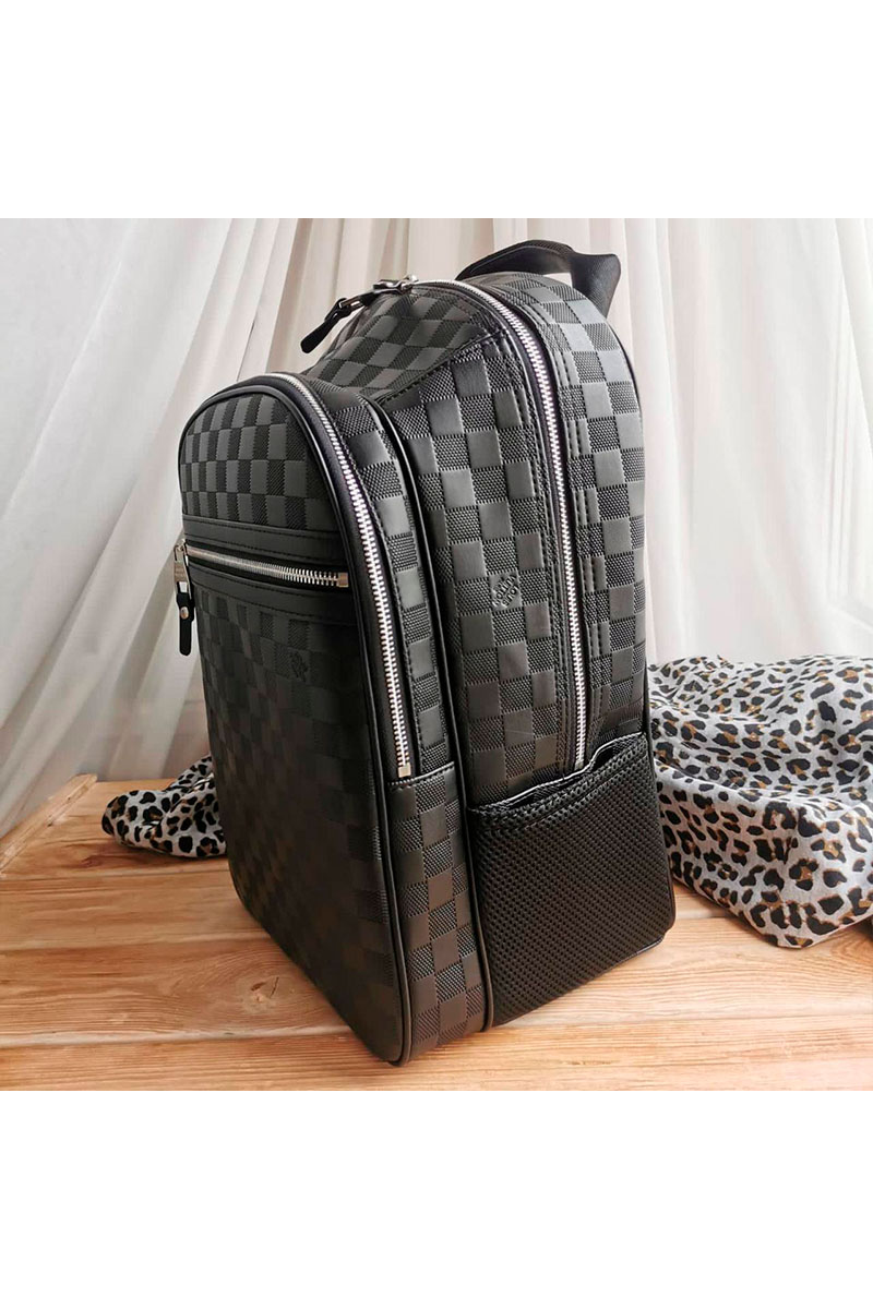 Lоuis Vuittоn Кожаный рюкзак Michael Damier Infini 28x45x18 см