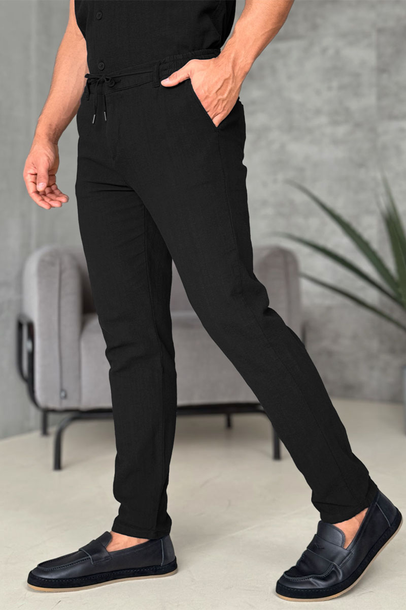 Loro Piana Мужской костюм чёрного цвета
