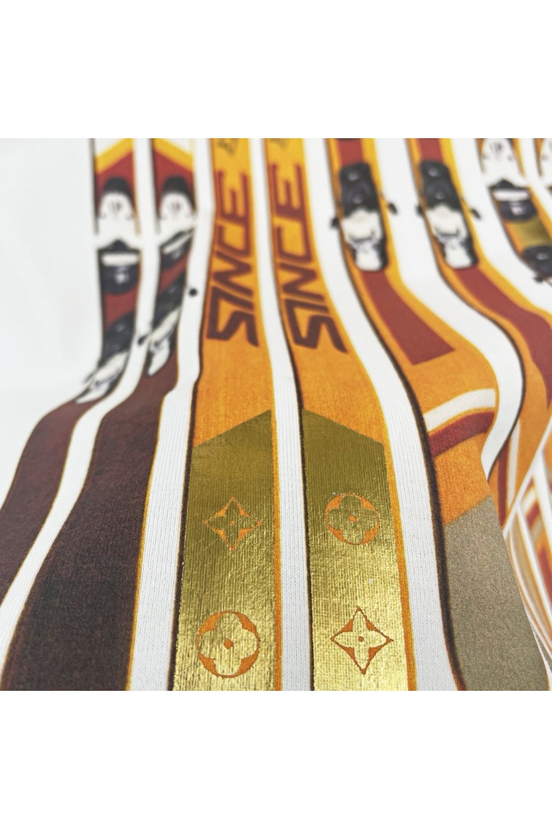 Lоuis Vuittоn Белая футболка Premium graphic-print 