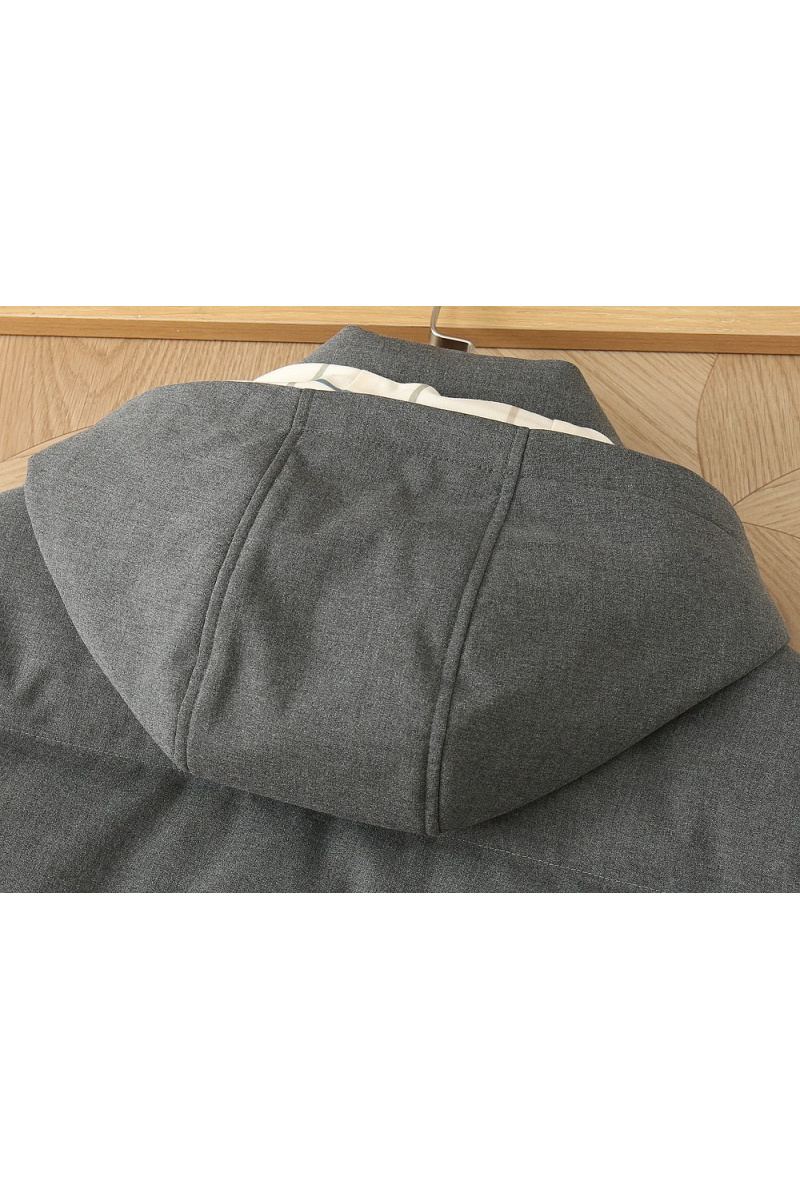 Loro Piana Мужской серый пуховик premium