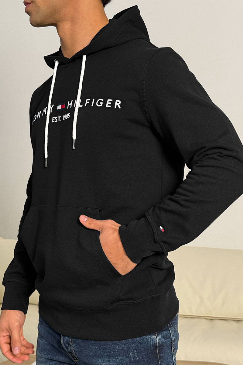 Tommy Hilfiger Мужское чёрное худи