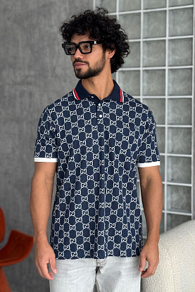 Мужское поло GG monogram