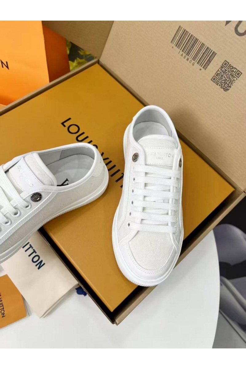 Lоuis Vuittоn Женские комбинированные кеды Premium - White