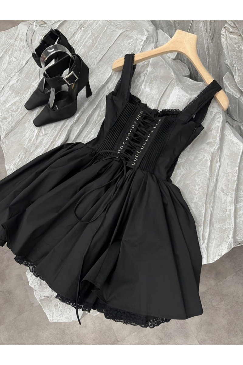 MIU MIU Чёрное женское платье 