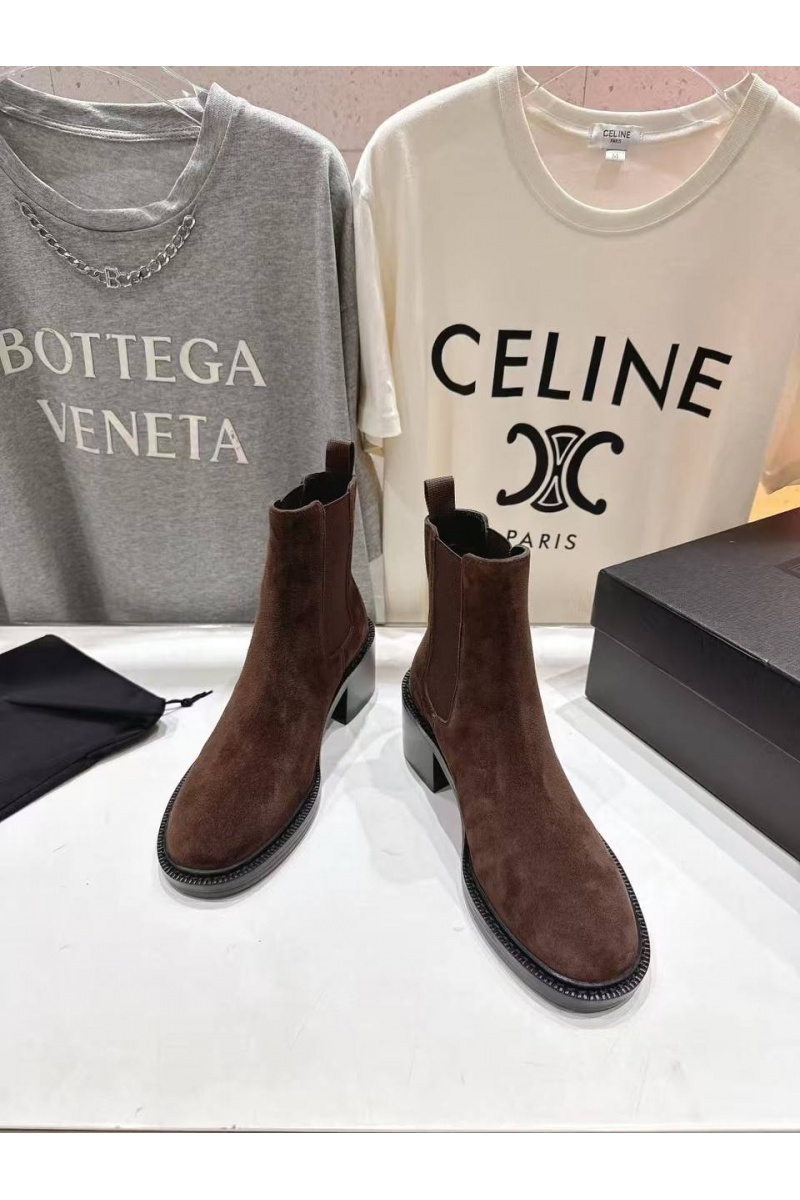 Yves Saint Laurent Женские замшевые сапоги premium