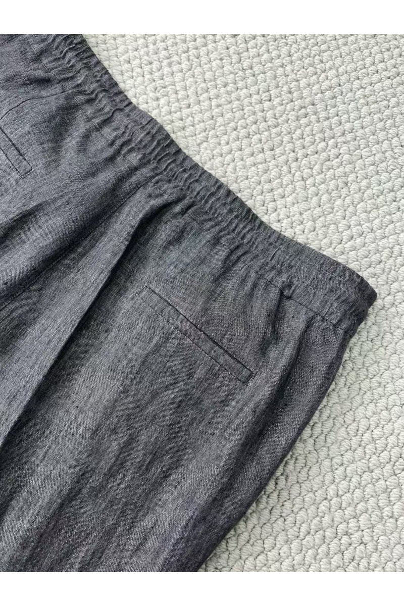Designer Льняные брюки Premium - Grey