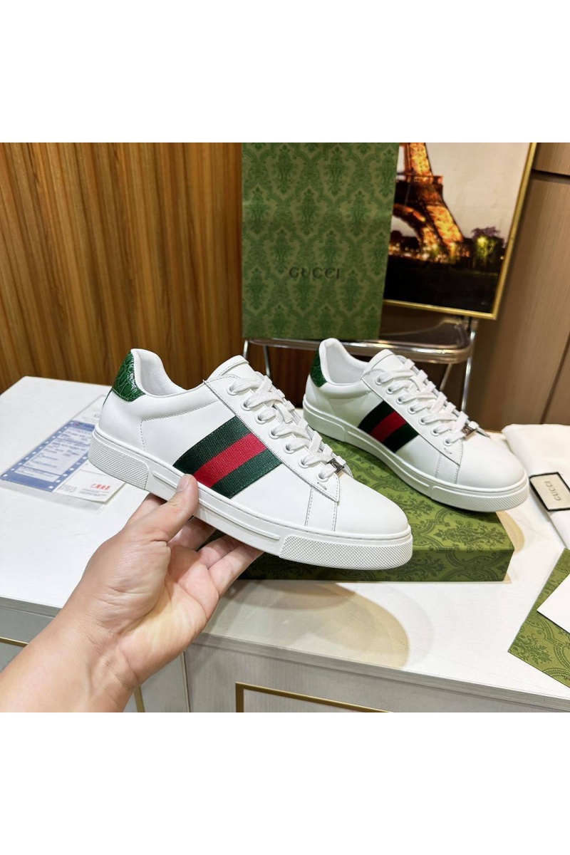 Gucci Мужские кроссовки Ace - White