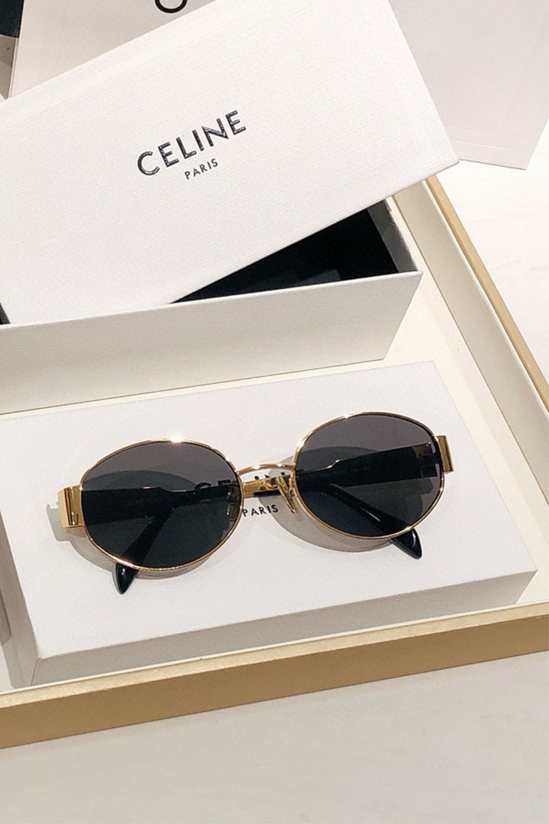 Celine Солнцезащитные очки Triomphe Metal