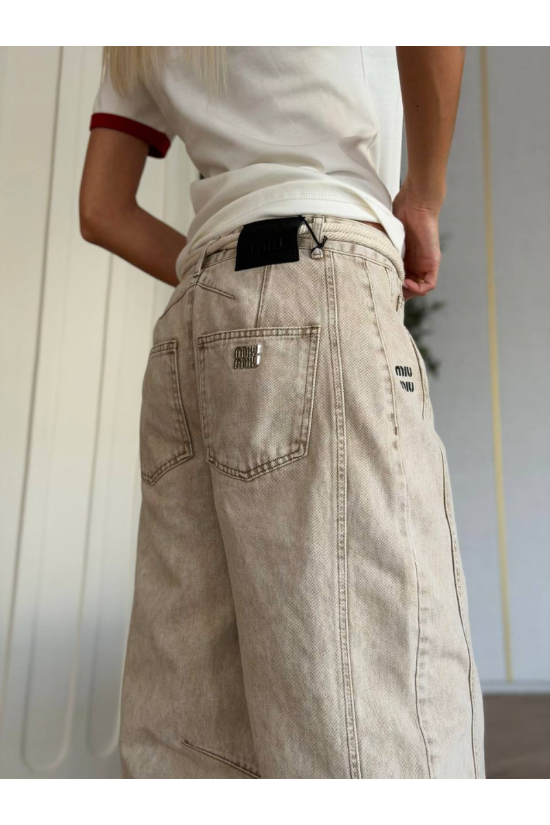 MIU MIU Женские прямые джинсы premium