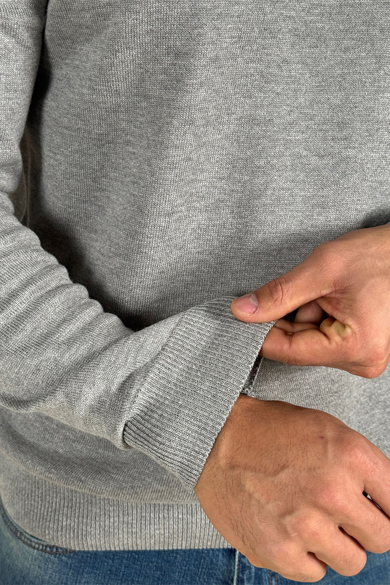 Burberry Мужской джемпер logo-intarsia - Grey