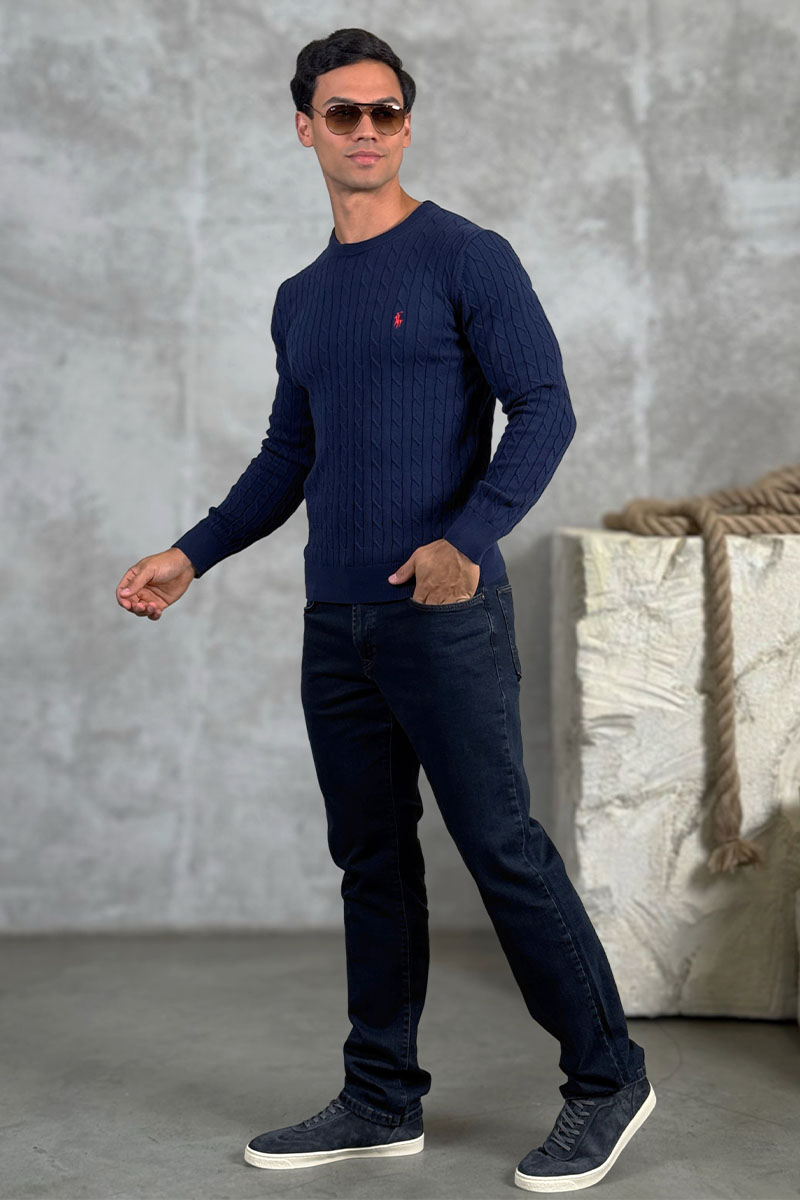 Polo Ralph Lauren Мужской джемпер cable-knit - Navy