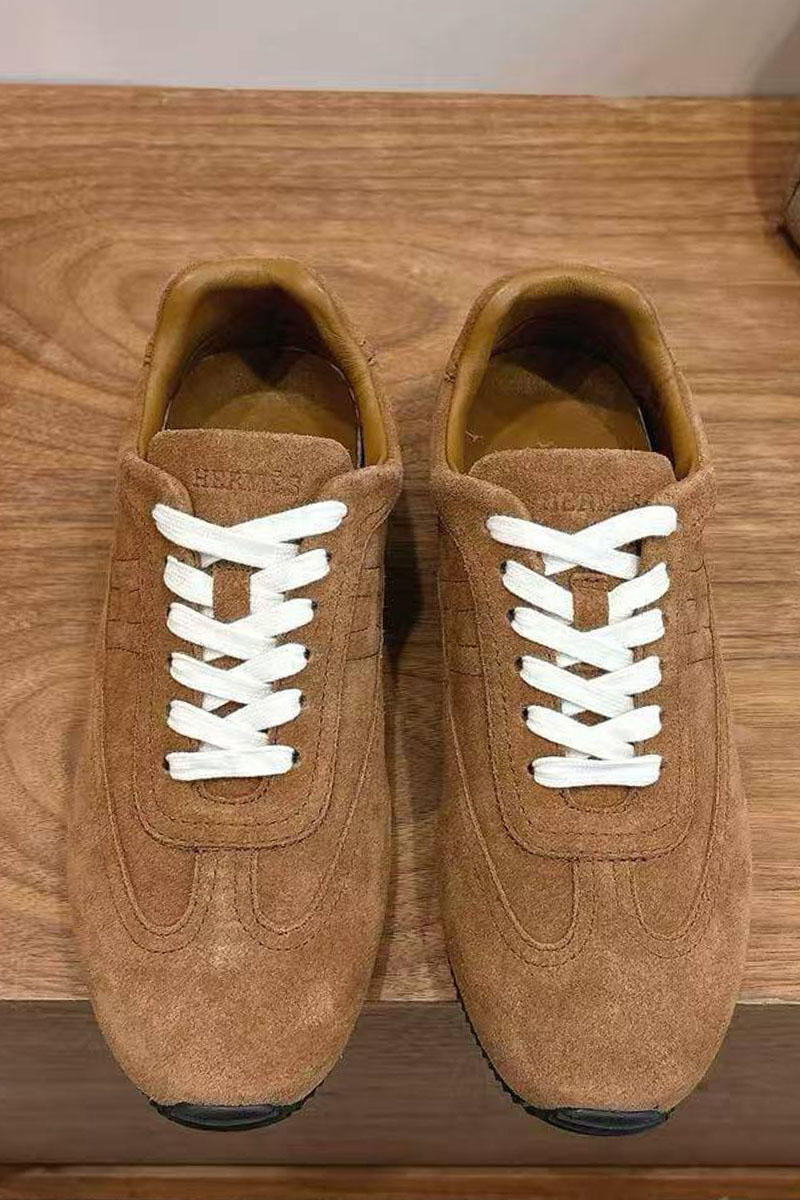 Hermes Женские замшевые кроссовки Master Tenis Master premium