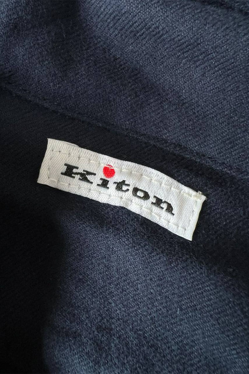 Kiton Мужская рубашка Premium - Royal Blue