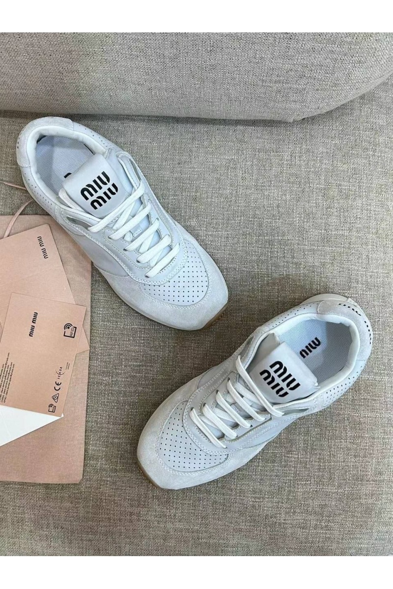 MIU MIU Женские кроссовки Premium - Grey