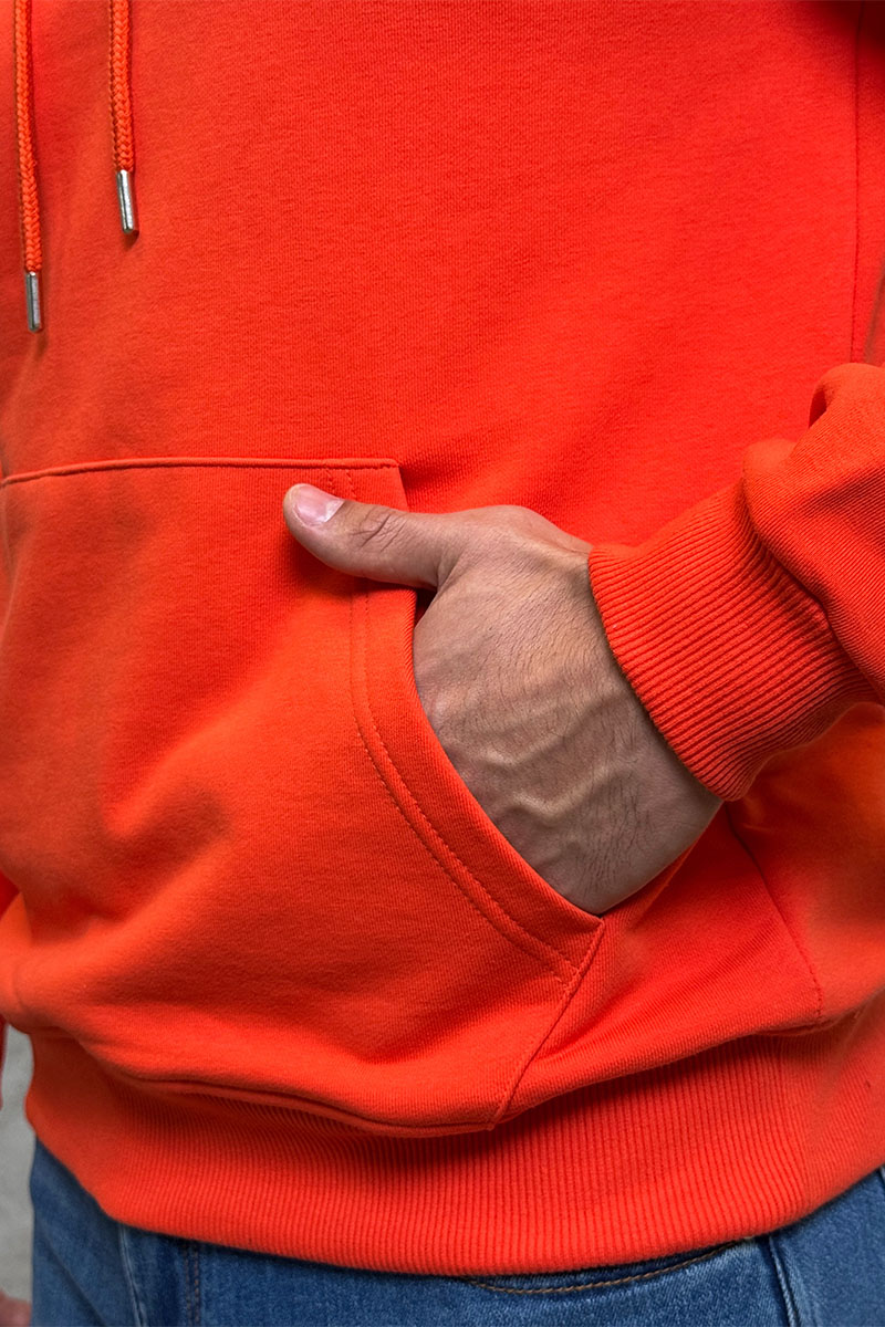 Tommy Hilfiger Мужское худи оранжевого цвета 