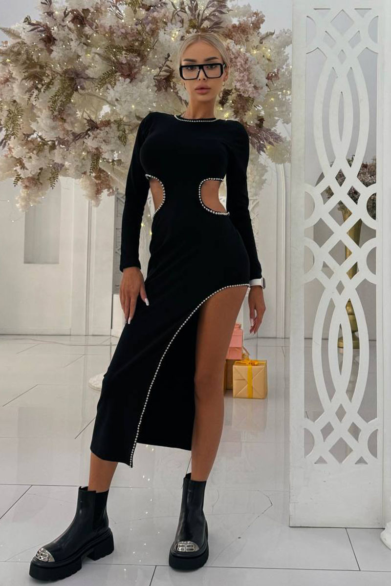 Designer Clothing Женское черное платье