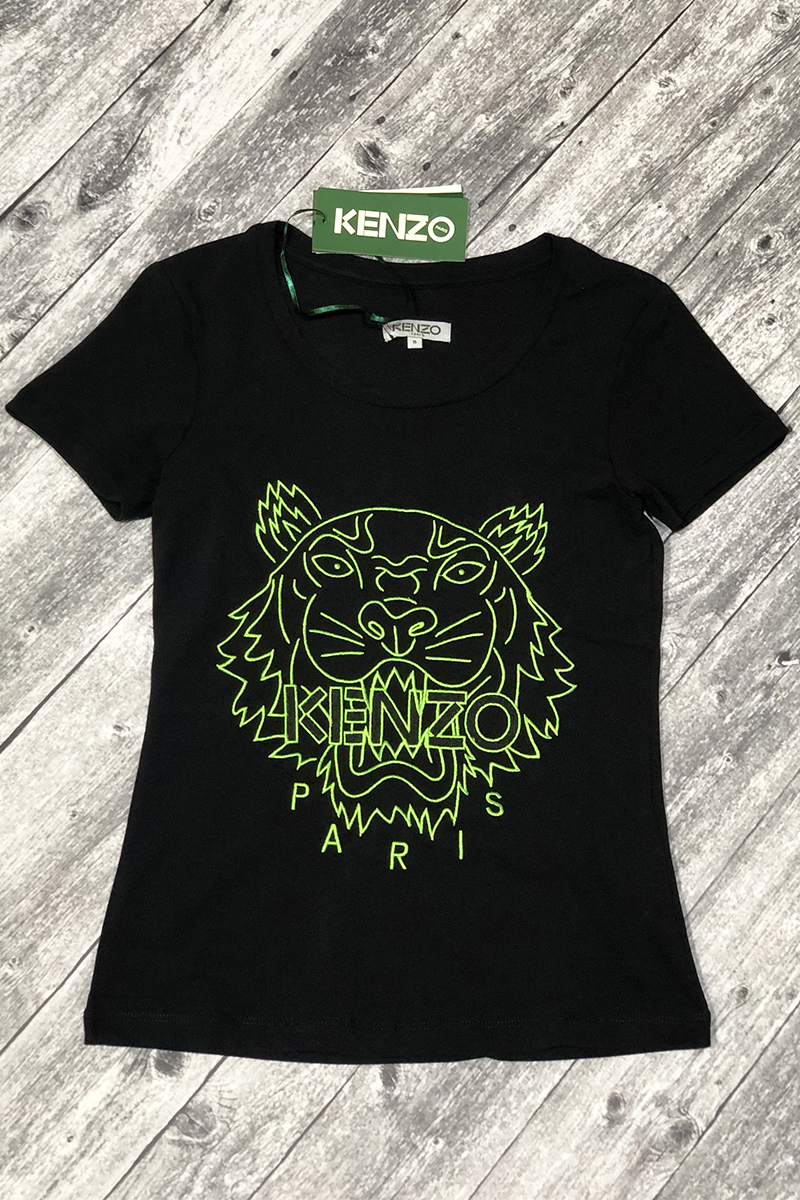 Kenzo Женская футболка - Black / Green