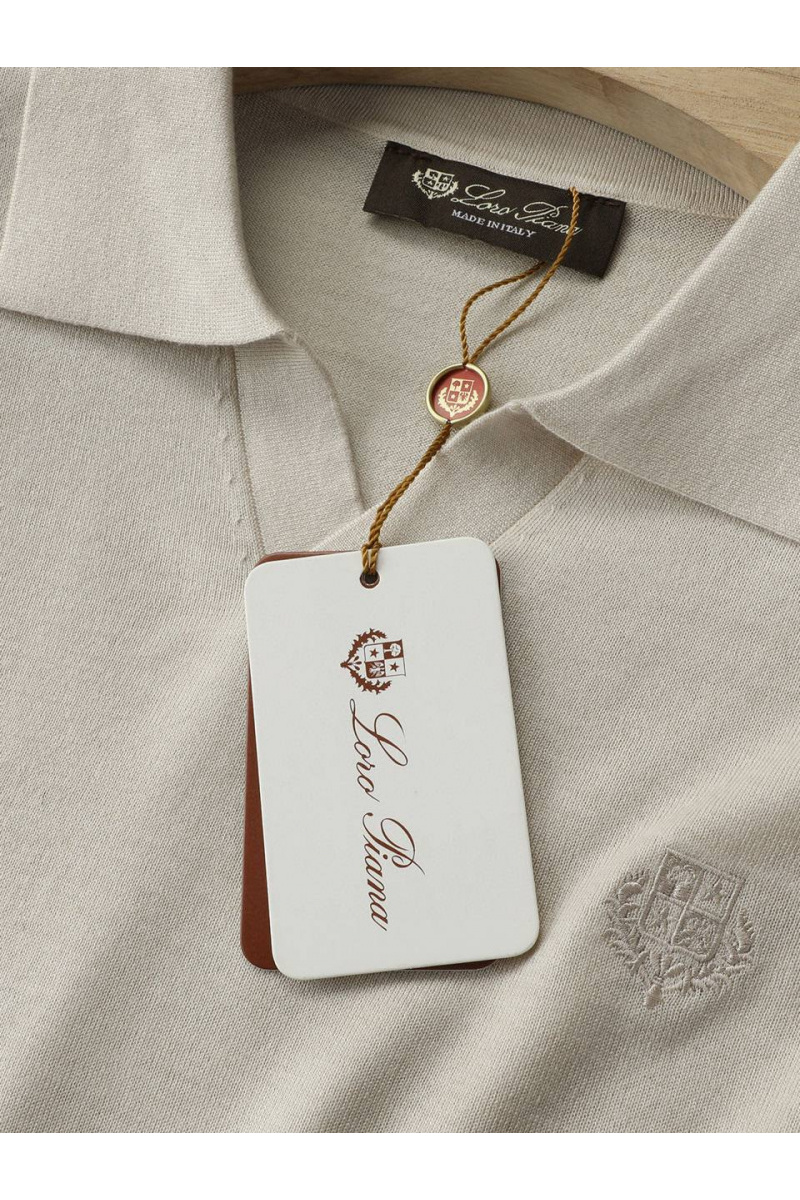 Loro Piana Поло с длинным рукавом premium - Beige