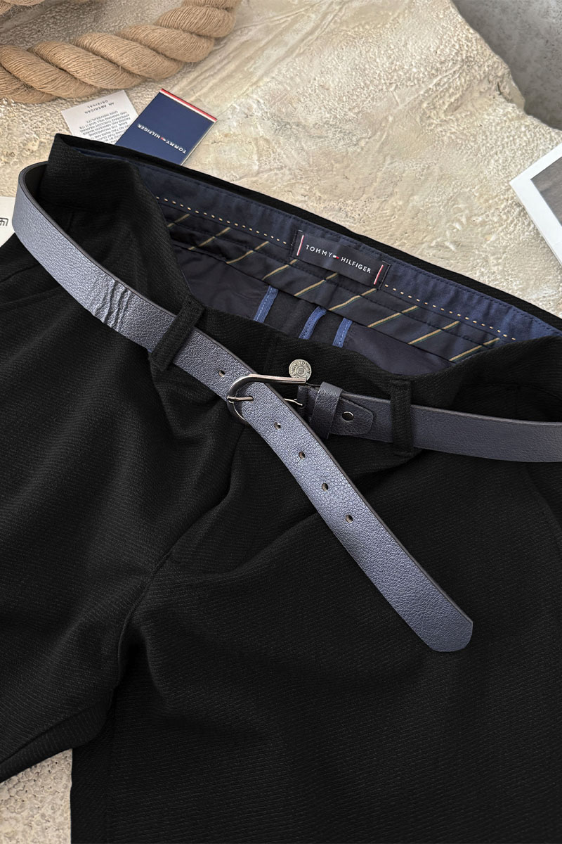 Tommy Hilfiger Мужские брюки narrow leg - Black