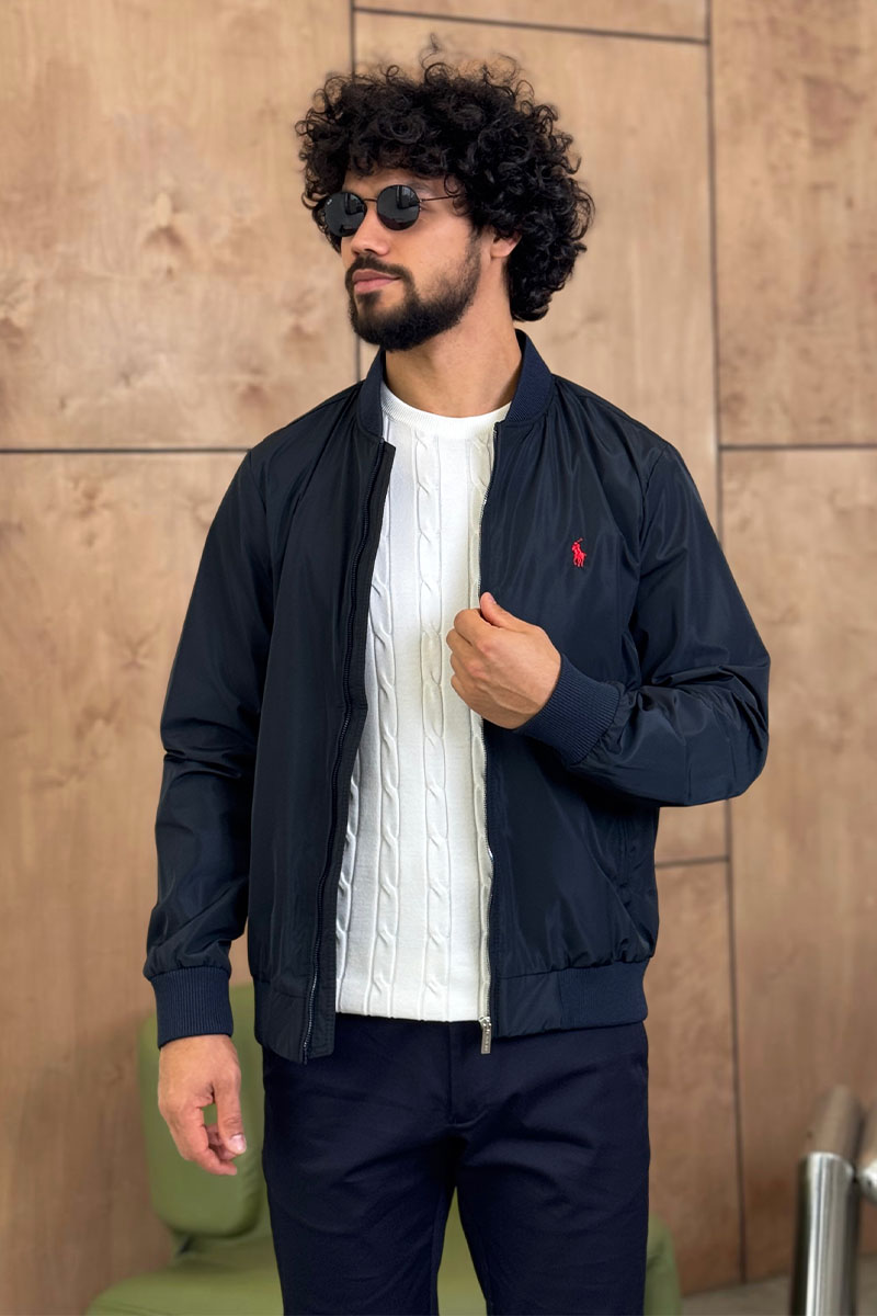 Polo Ralph Lauren Мужской тёмно-синий бомбер 