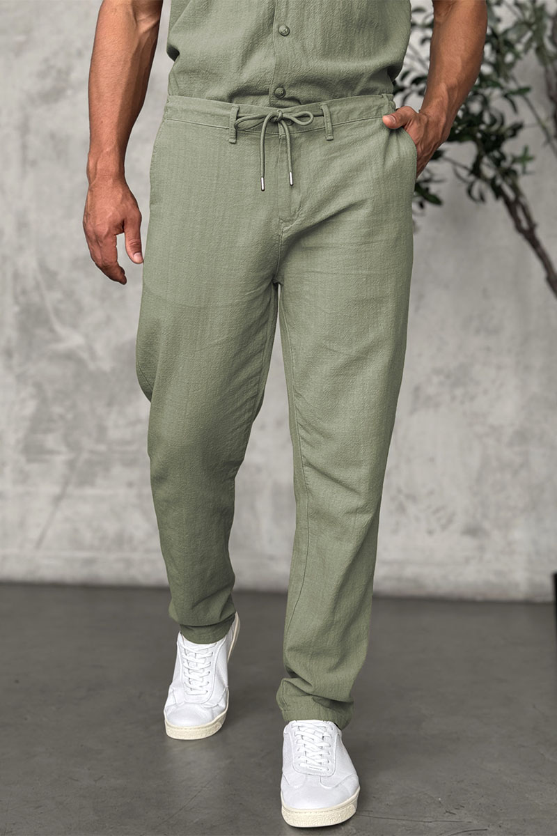 Loro Piana Мужские брюки цвета хаки