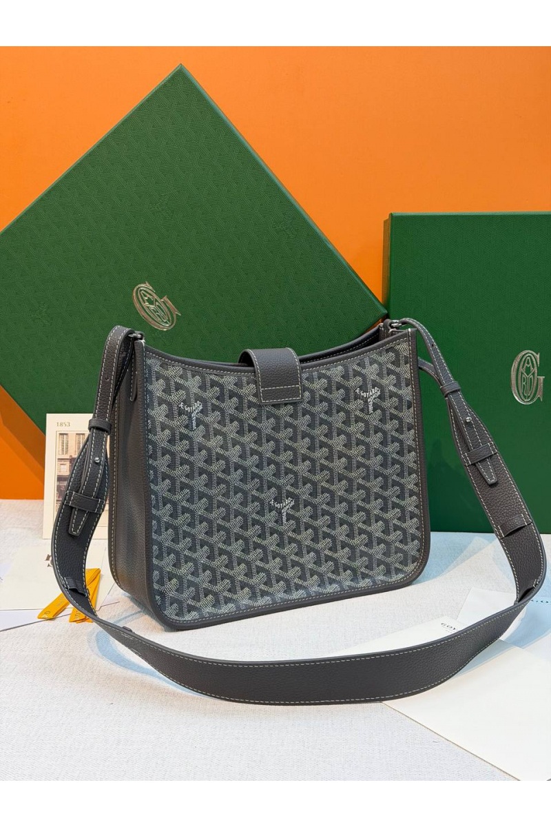 Designer Clothing Кожаная сумка Goyard Musette PM premium 28x22x10 см