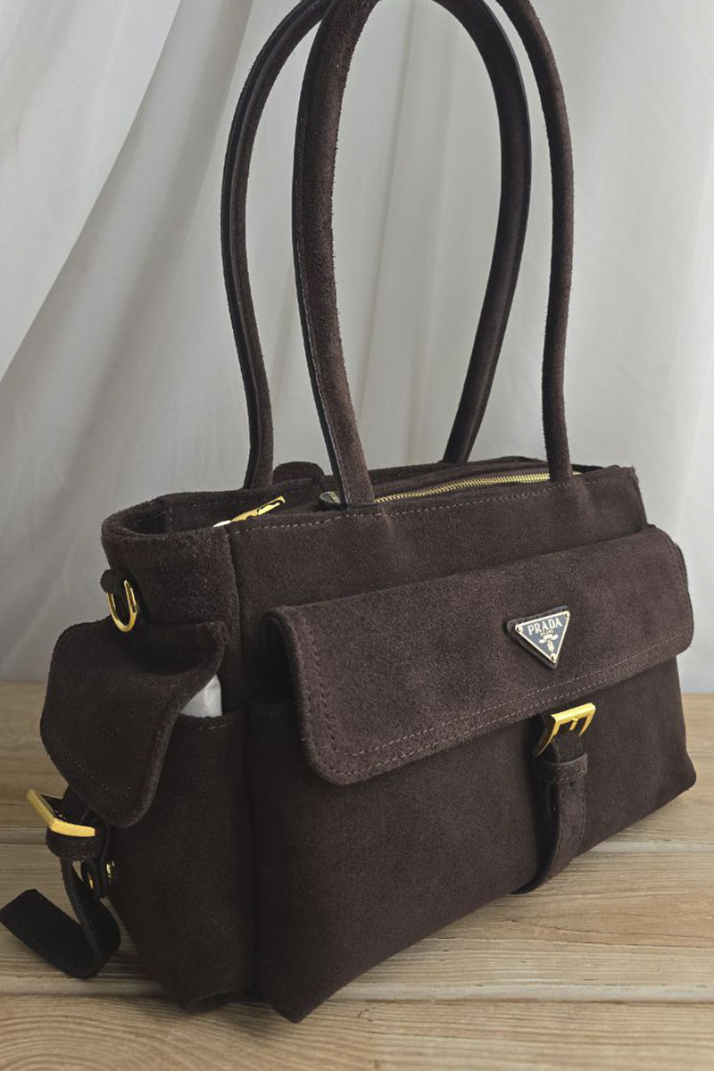 Prada Замшевая сумка 30x16 см