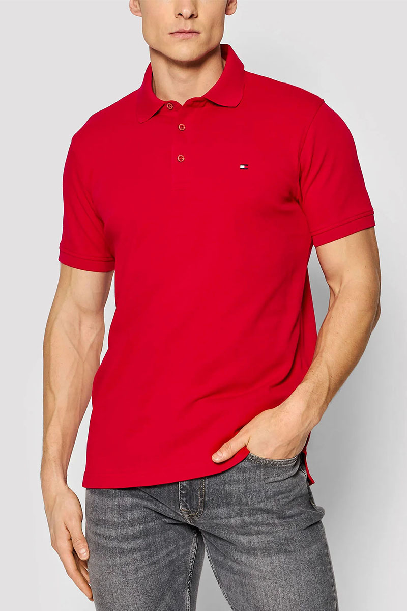 Tommy Hilfiger Мужское красное поло