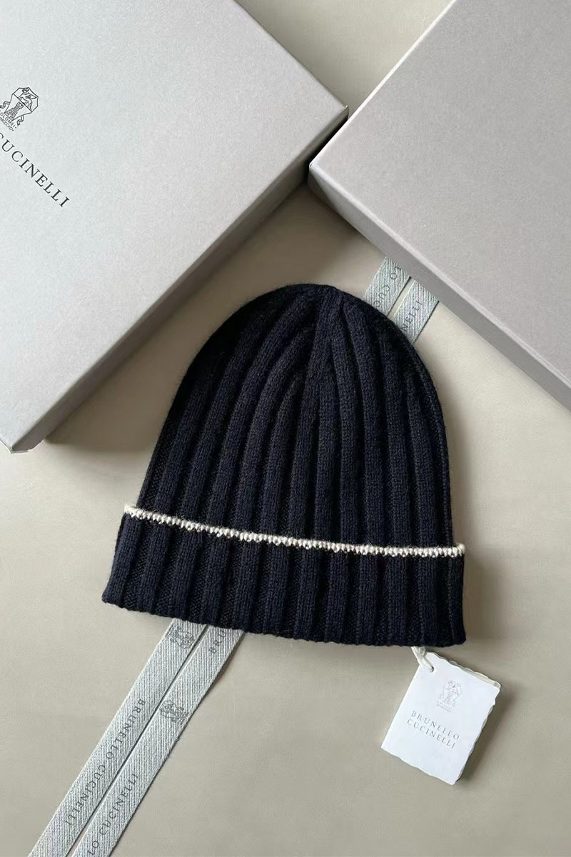 Designer Кашемировая шапка Premium - Navy