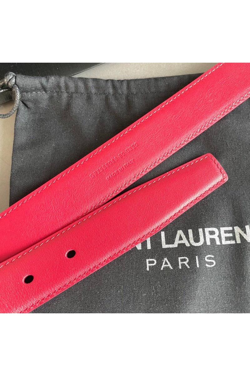 Yves Saint Laurent Кожаный ремень (ширина 3 см)