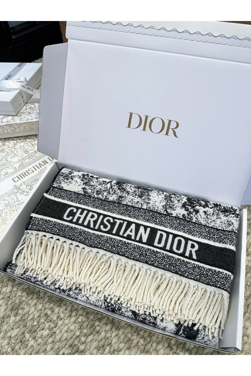 Dior Шарф Toile de Jouy Sauvage premium 140x140 см