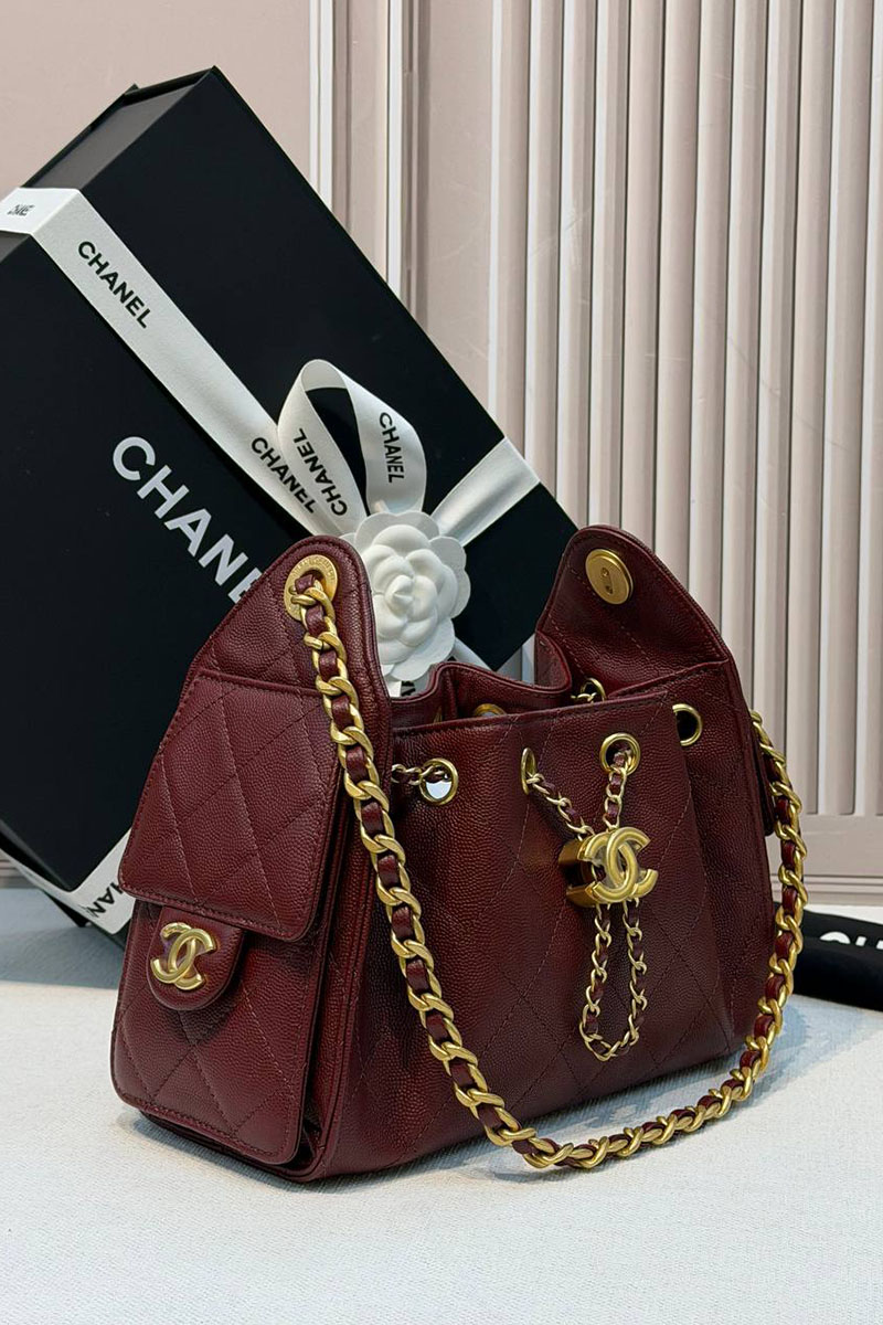 Chаnеl Кожаная сумка 25 Mini premium 20x22x12.5 см
