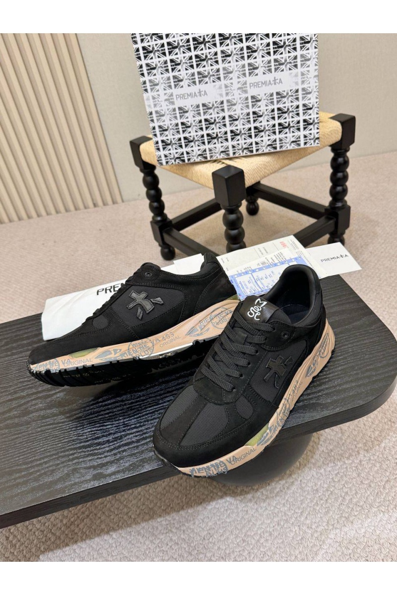 Premiata Мужские кроссовки Mase - Black