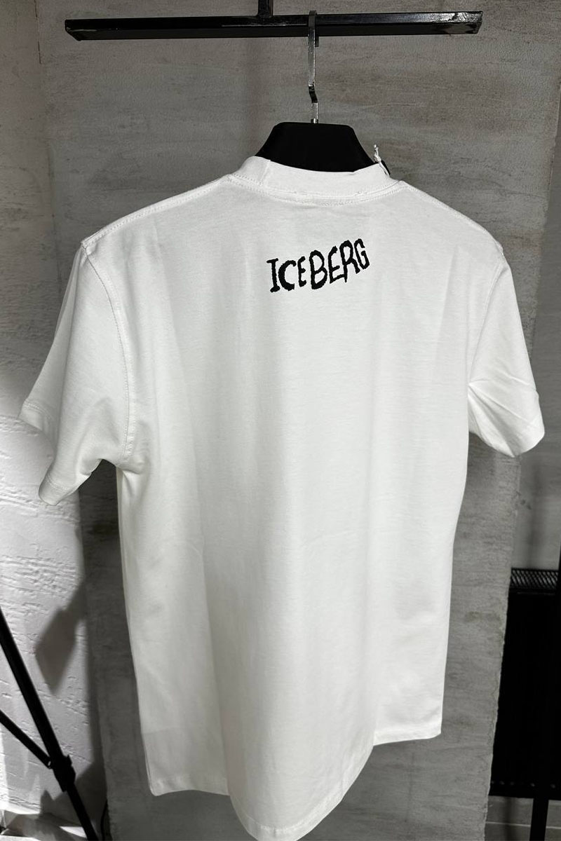 Iceberg Мужская белая футболка Looney Tunes
