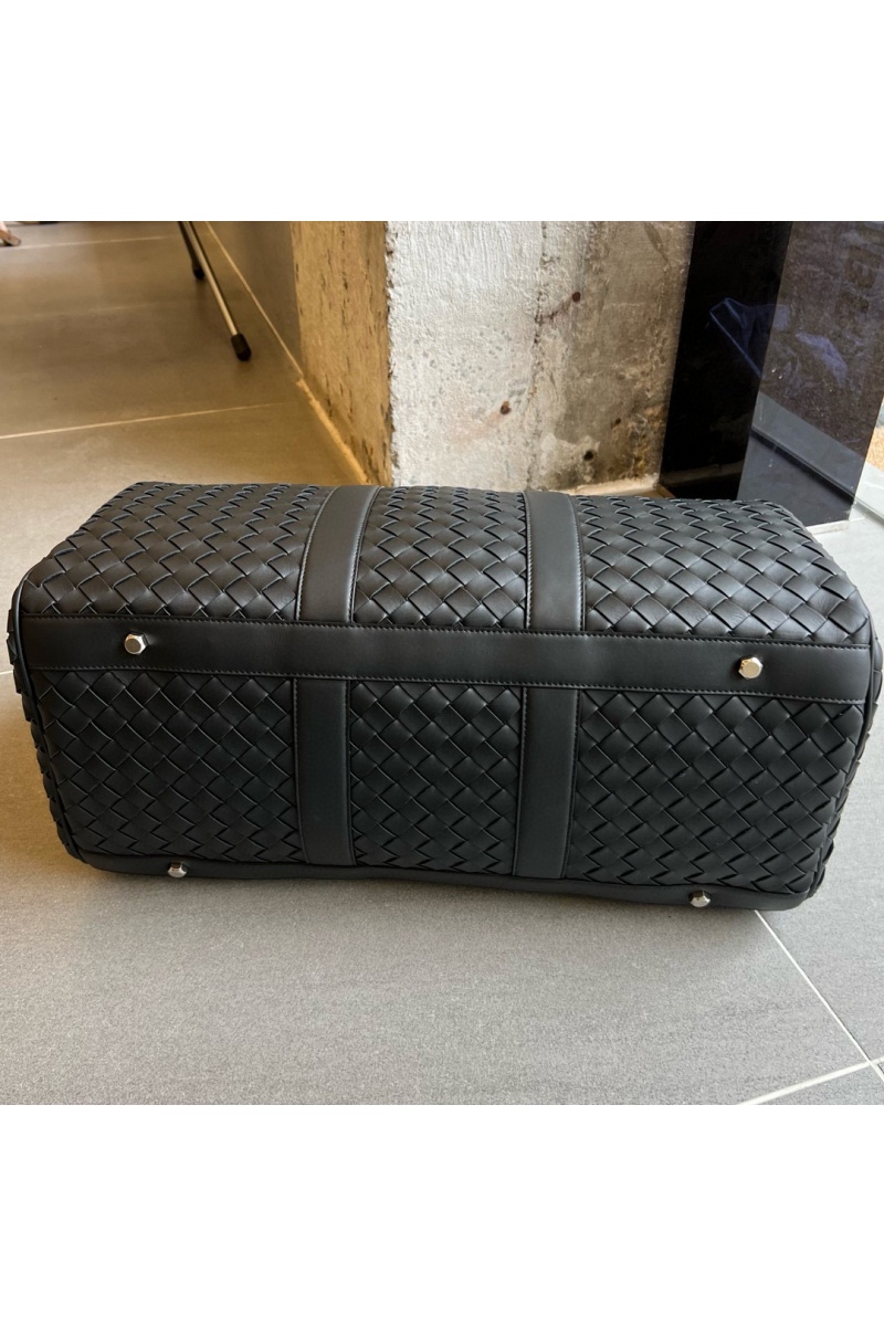 Bottega Veneta Дорожная кожаная сумка premium 50x27x24 см