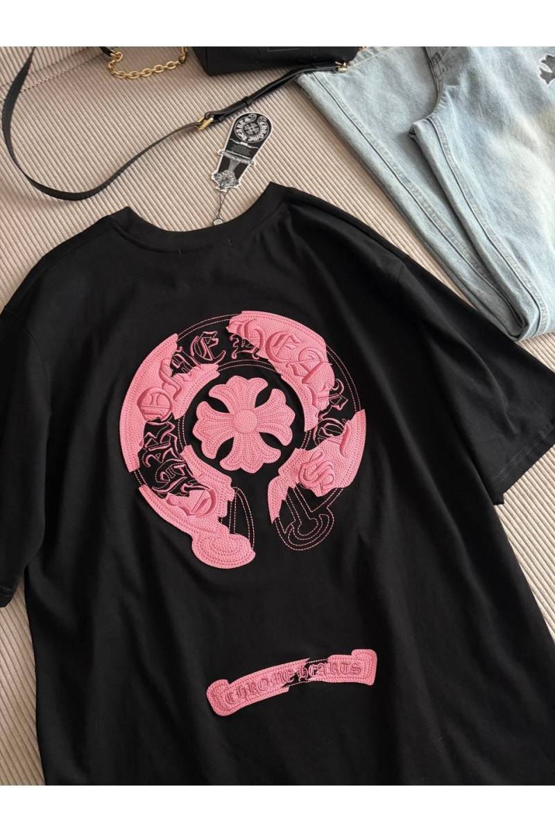 Chrome Hearts Женская оверсайз футболка premium