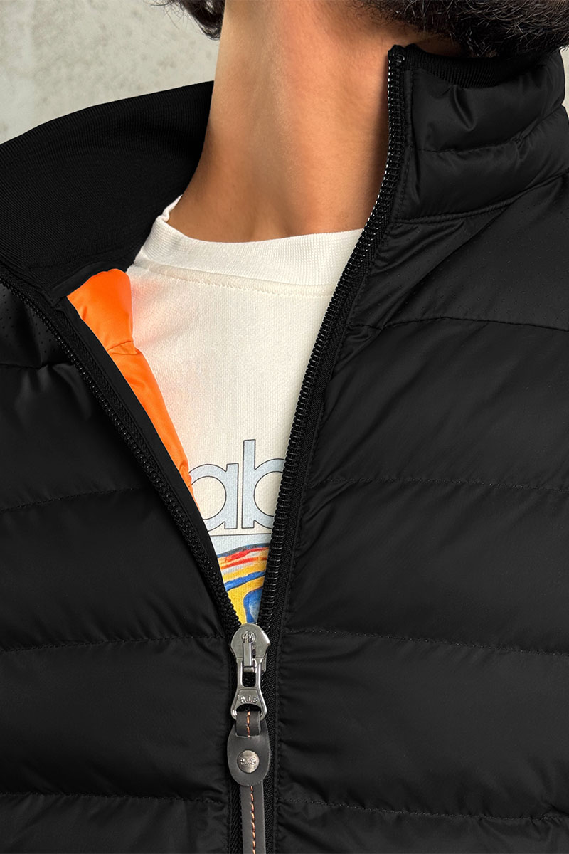 Designer Clothing Мужской чёрный жилет Parajumpers