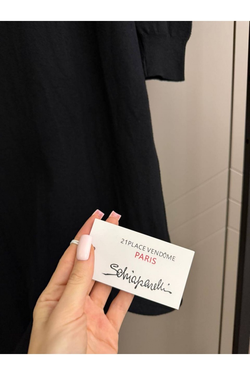 Schiaparelli Женское чёрное платье Schiaparelli