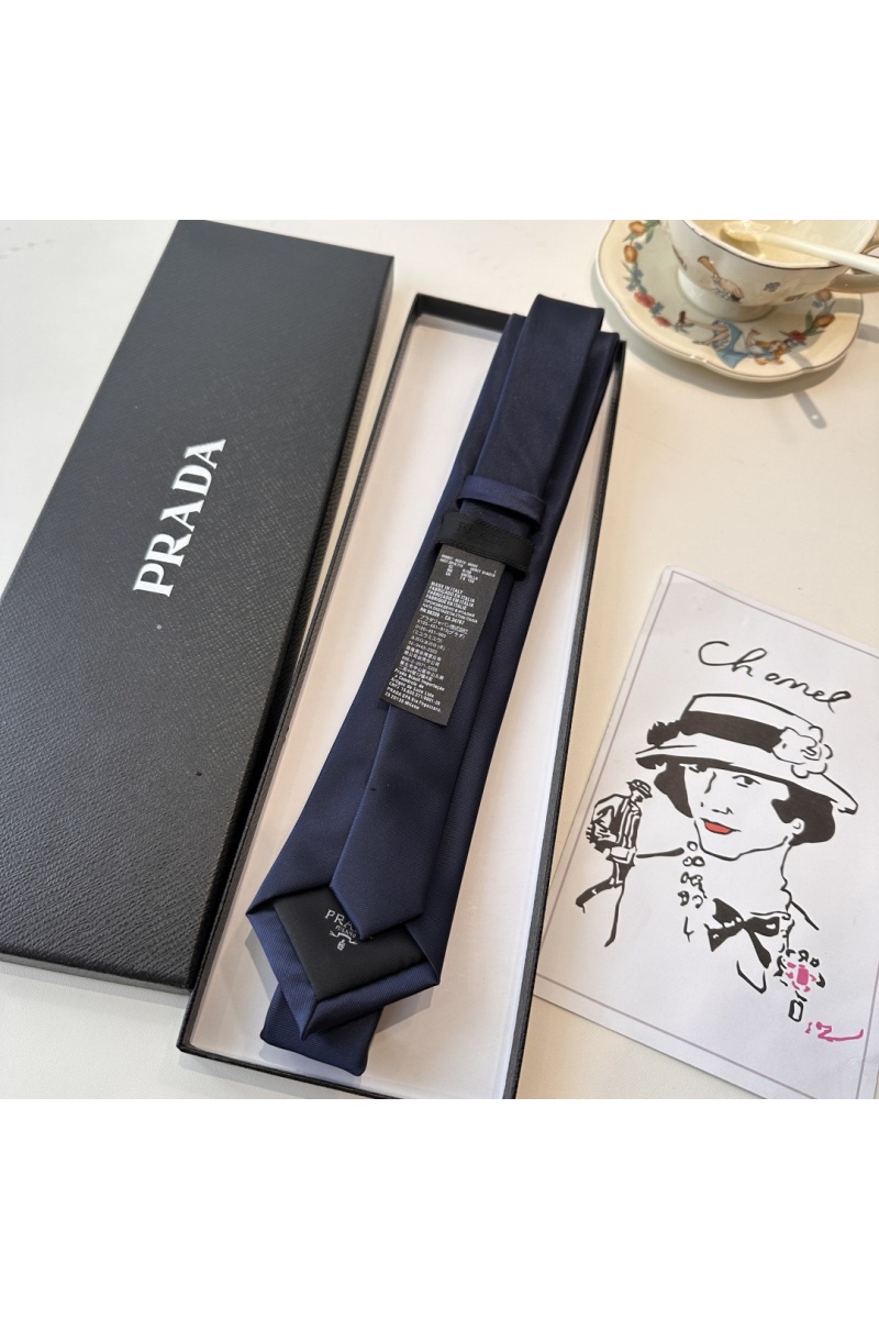 Prada Галстук premium 150x7 см - Navy