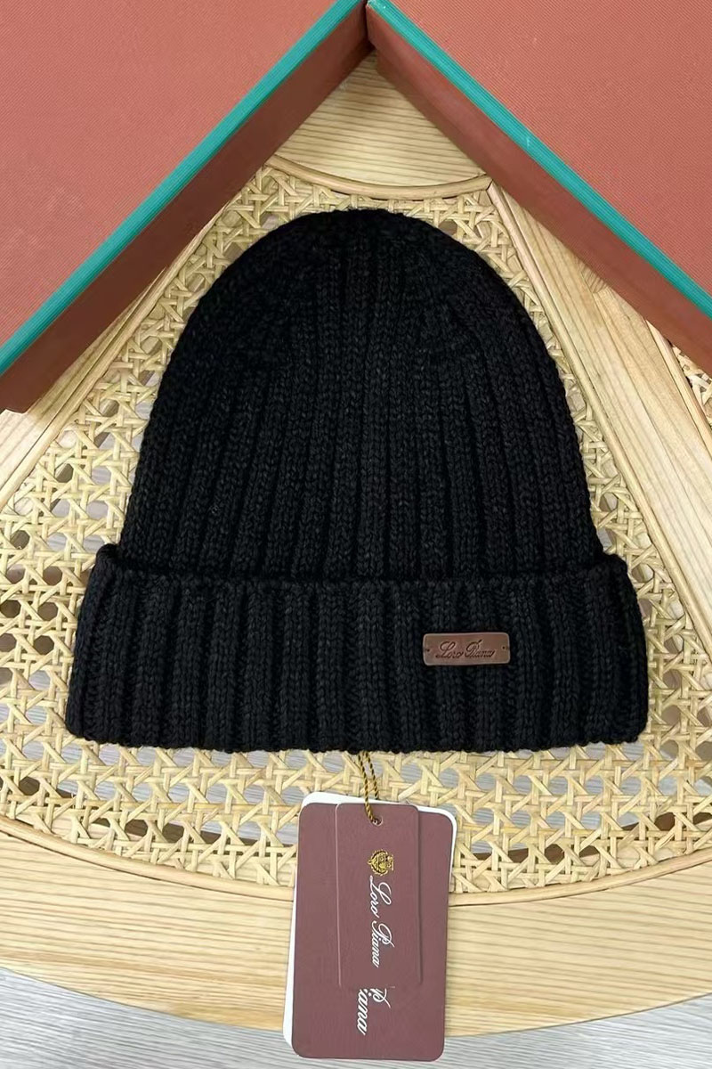 Loro Piana Мужская шапка Niseko Premium - Black