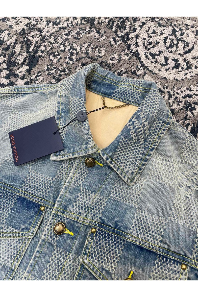 Lоuis Vuittоn Джинсовая куртка Marque Deposee Premium