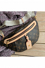 Кожаная сумка на пояс Monogram 39x16.5 см