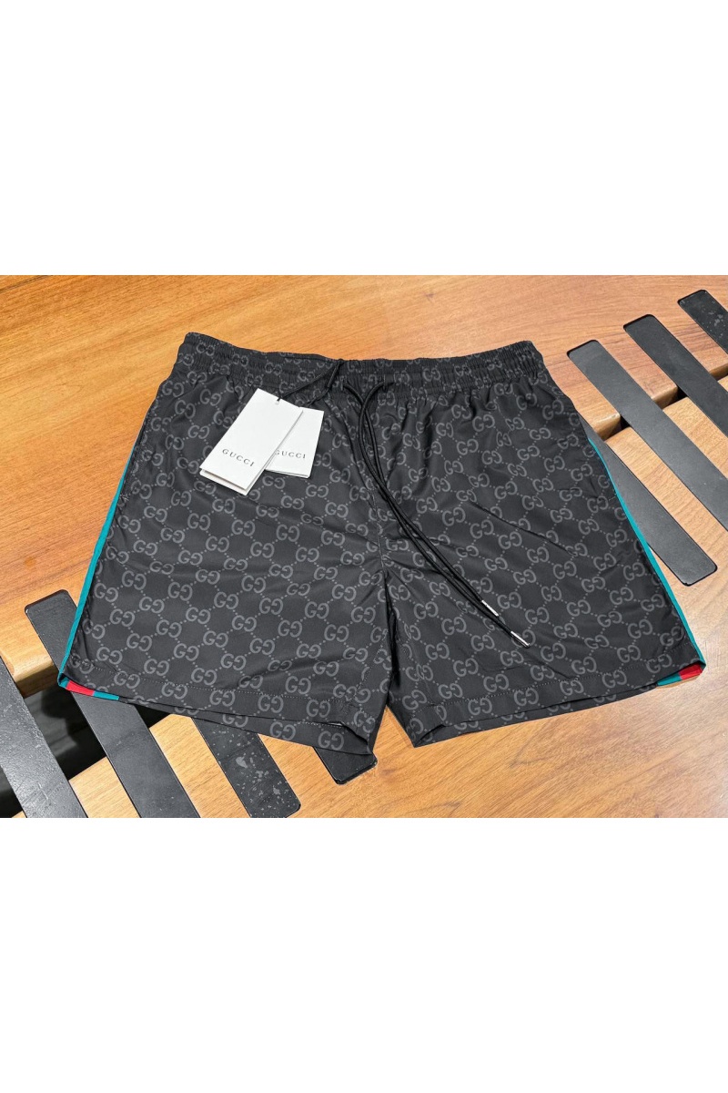 Gucci Мужские чёрные шорты GG Jacquard