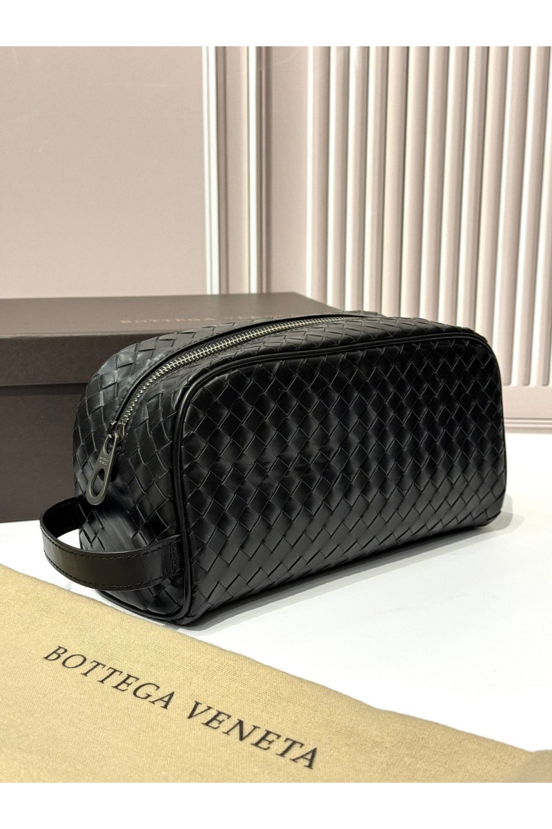 Bottega Veneta Кожаный несессер Intreccio premium 25x14x8 см