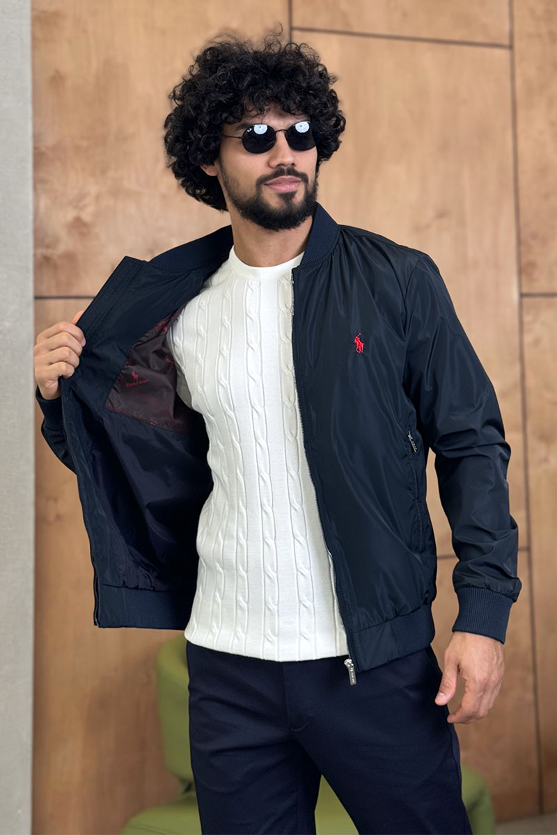 Polo Ralph Lauren Мужской тёмно-синий бомбер 